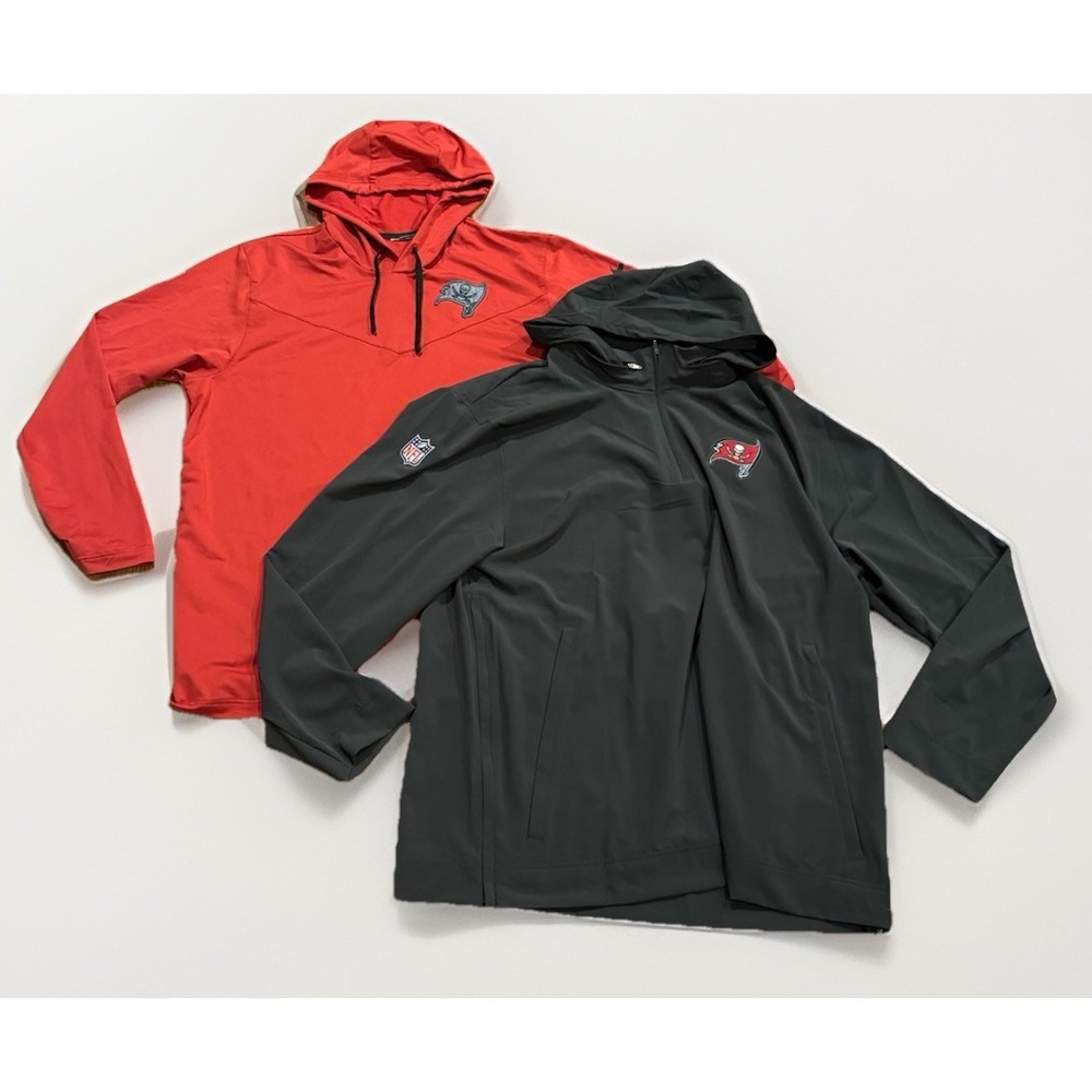 Nike Tampa Bay Buccaneers Team Issue On-Field Jacket Hoodie Lot Sideline XL NFL